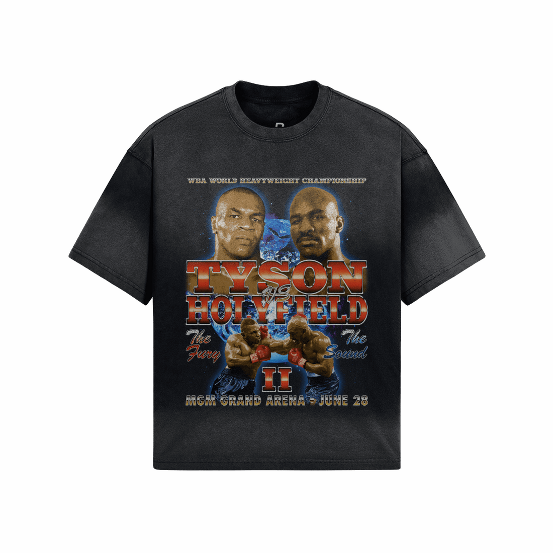 TYSON vs. HOLYFIELD Vintage Washed Tee - BOXINGFINESSE