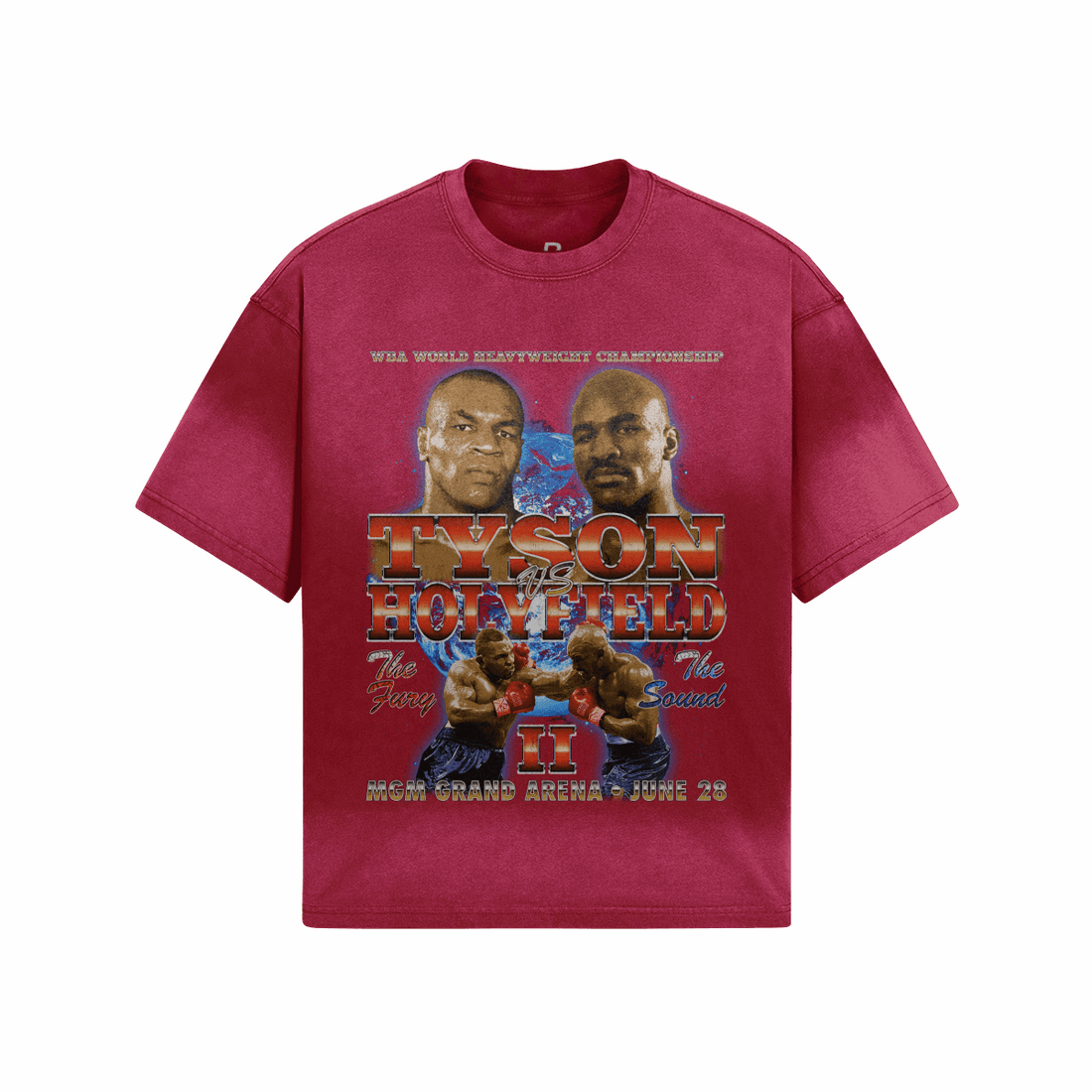 TYSON vs. HOLYFIELD Vintage Washed Tee - BOXINGFINESSE