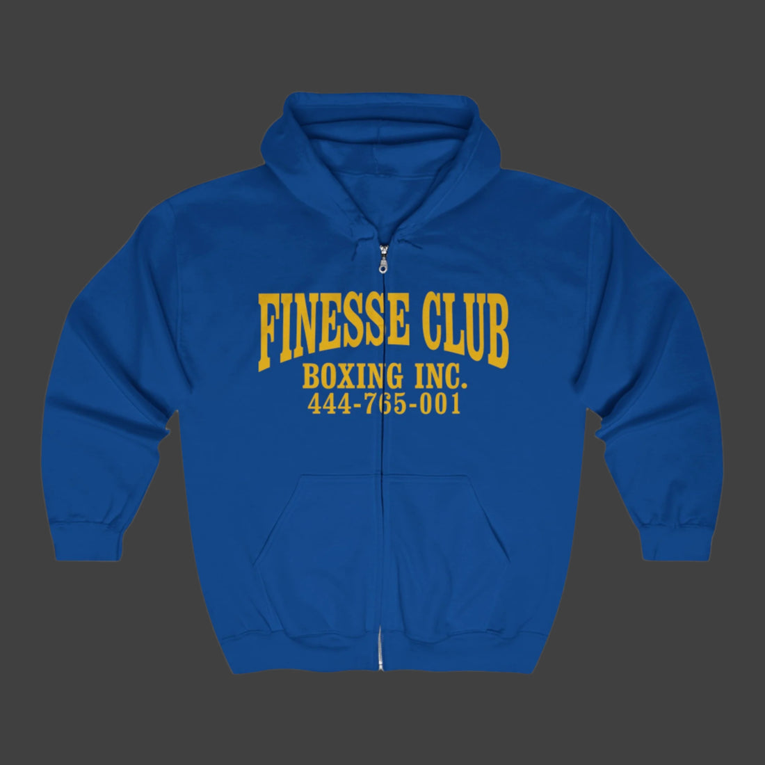 Unisex Boxing Finesse Full Zip Hoodie - Art & Studio Collection