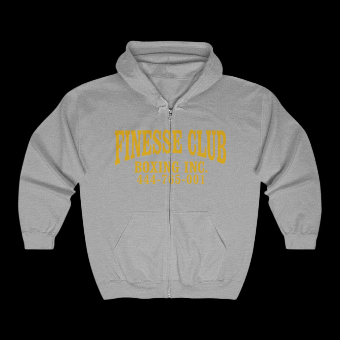 Unisex Boxing Finesse Full Zip Hoodie - Art & Studio Collection