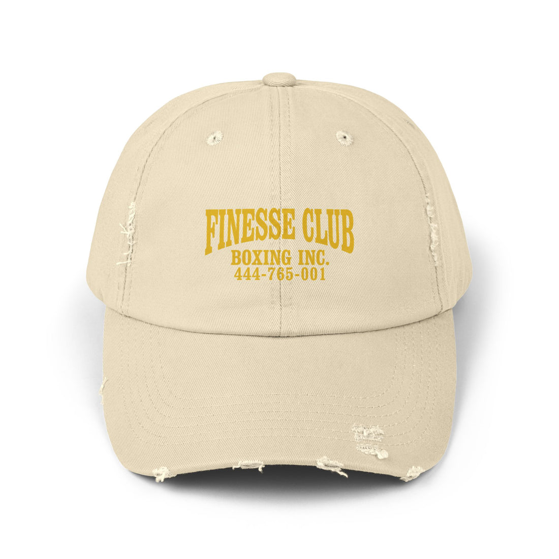 Finesse Club Distressed Cap - a