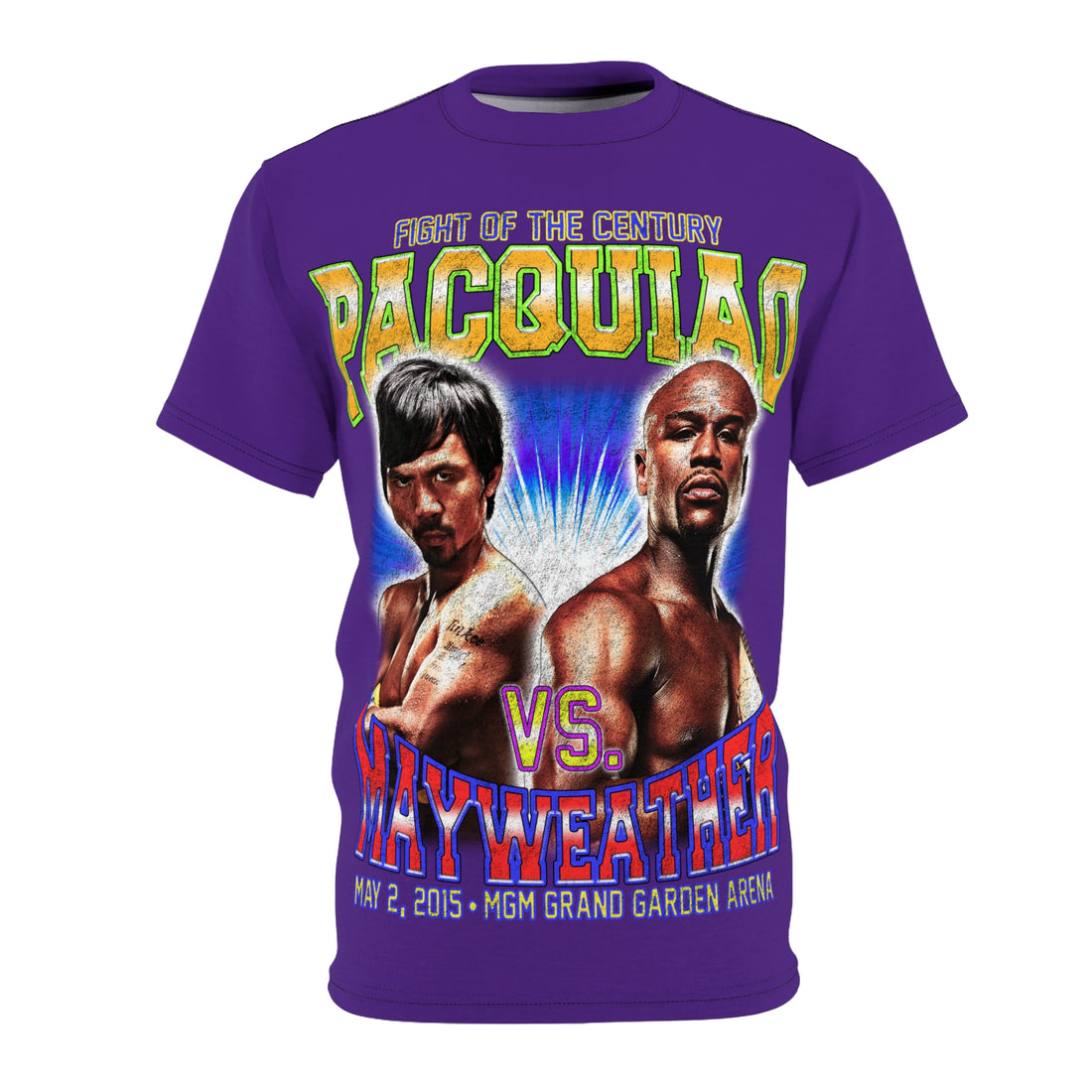 Vintage Pacquiao vs. Mayweather Unisex Tee - Fight of the Century T-Shirt