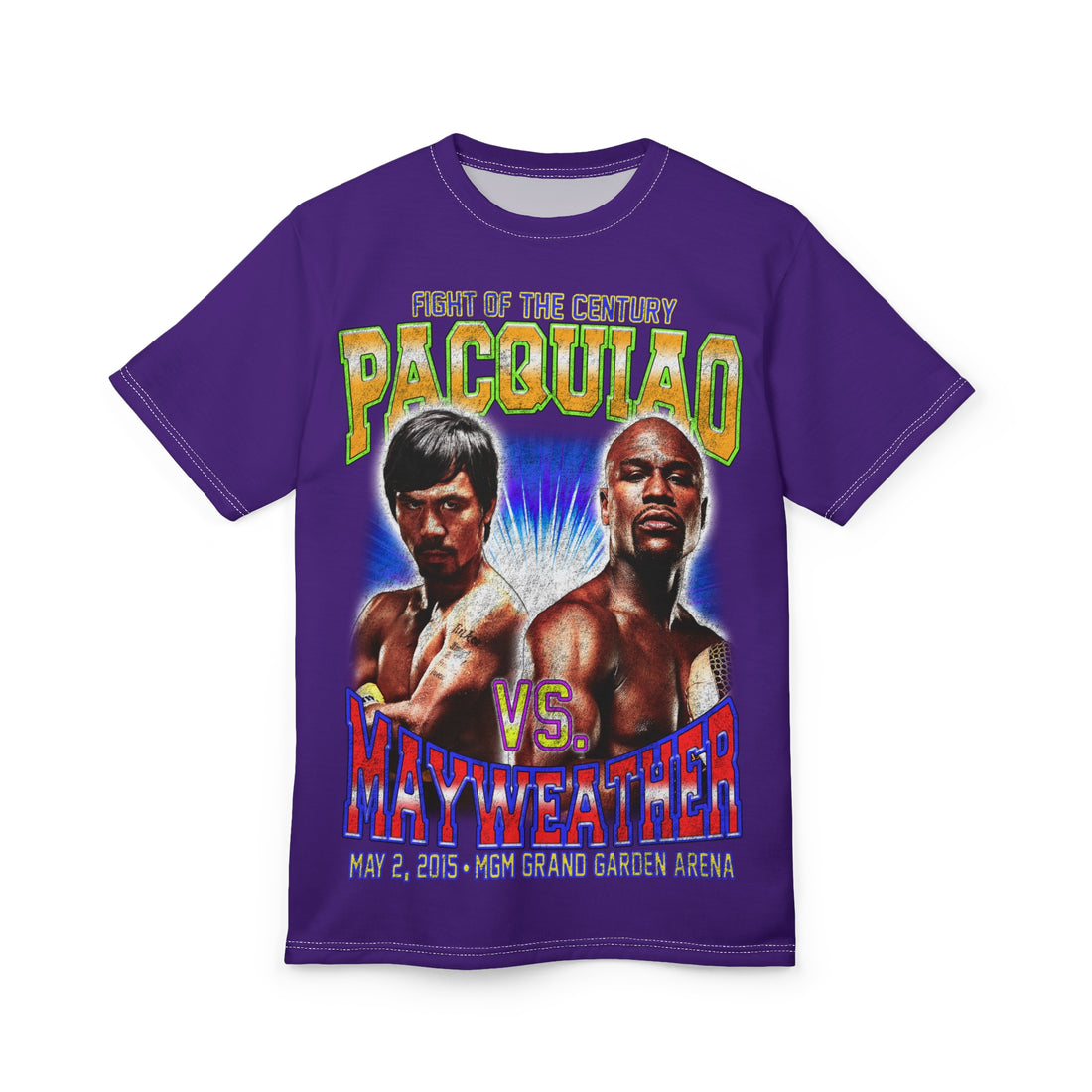 Vintage Pacquiao vs. Mayweather Unisex Tee - Fight of the Century T-Shirt