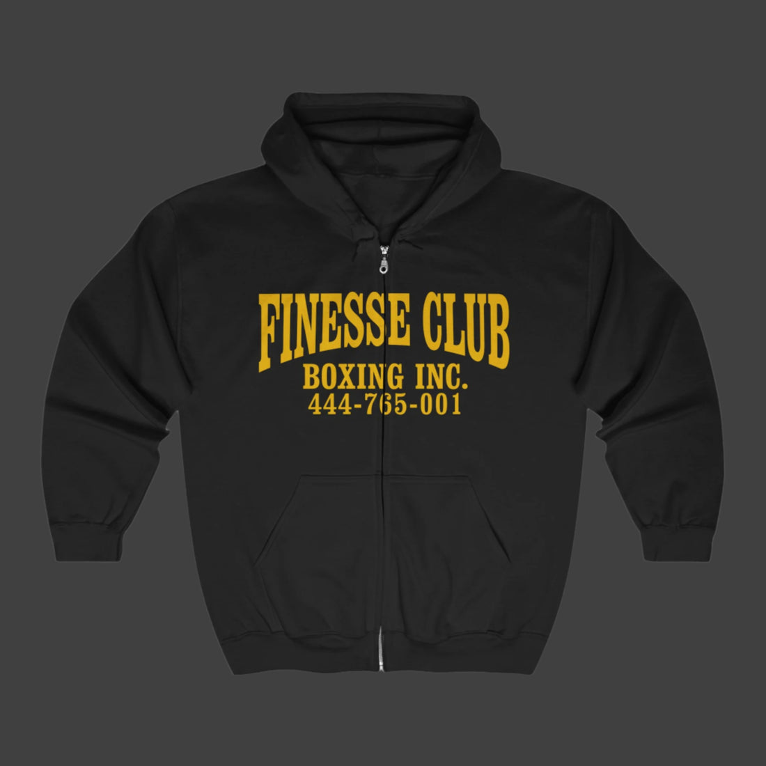 Unisex Boxing Finesse Full Zip Hoodie - Art & Studio Collection
