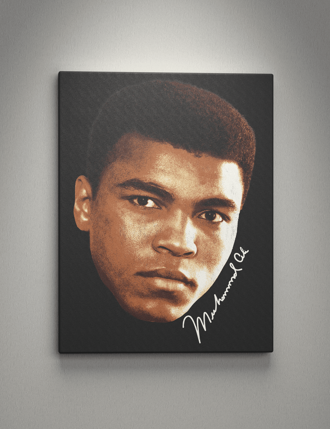 MUHAMMAD ALI Oil Portrait - BOXINGFINESSE