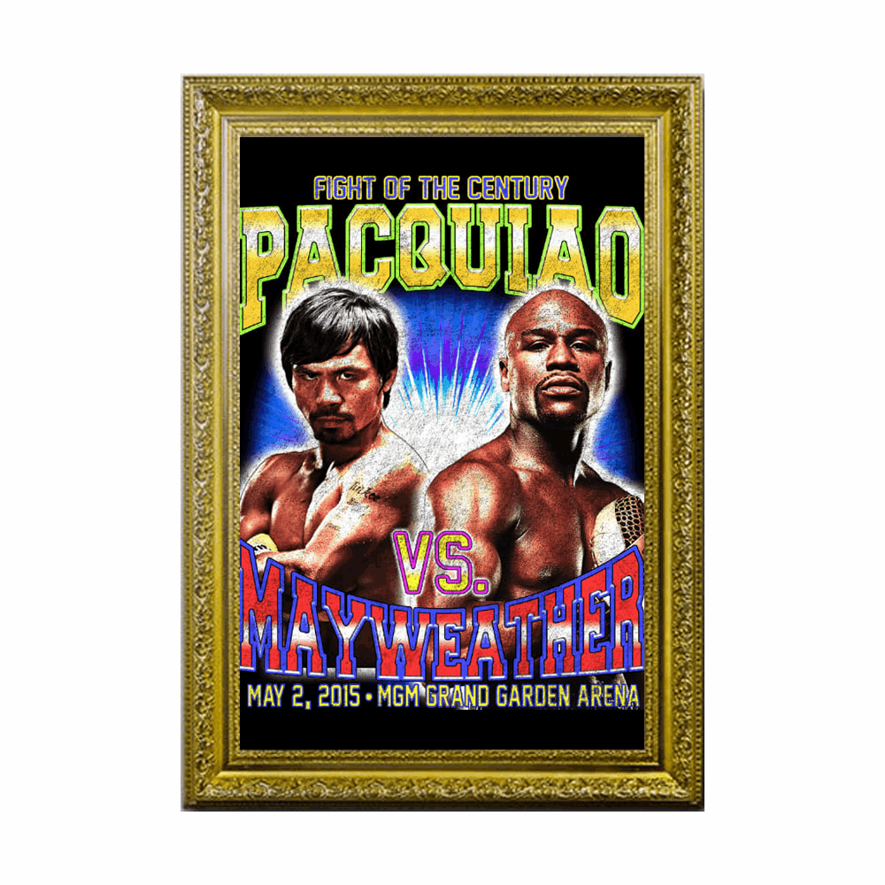 Pac vs Mayweather Art - BOXINGFINESSE