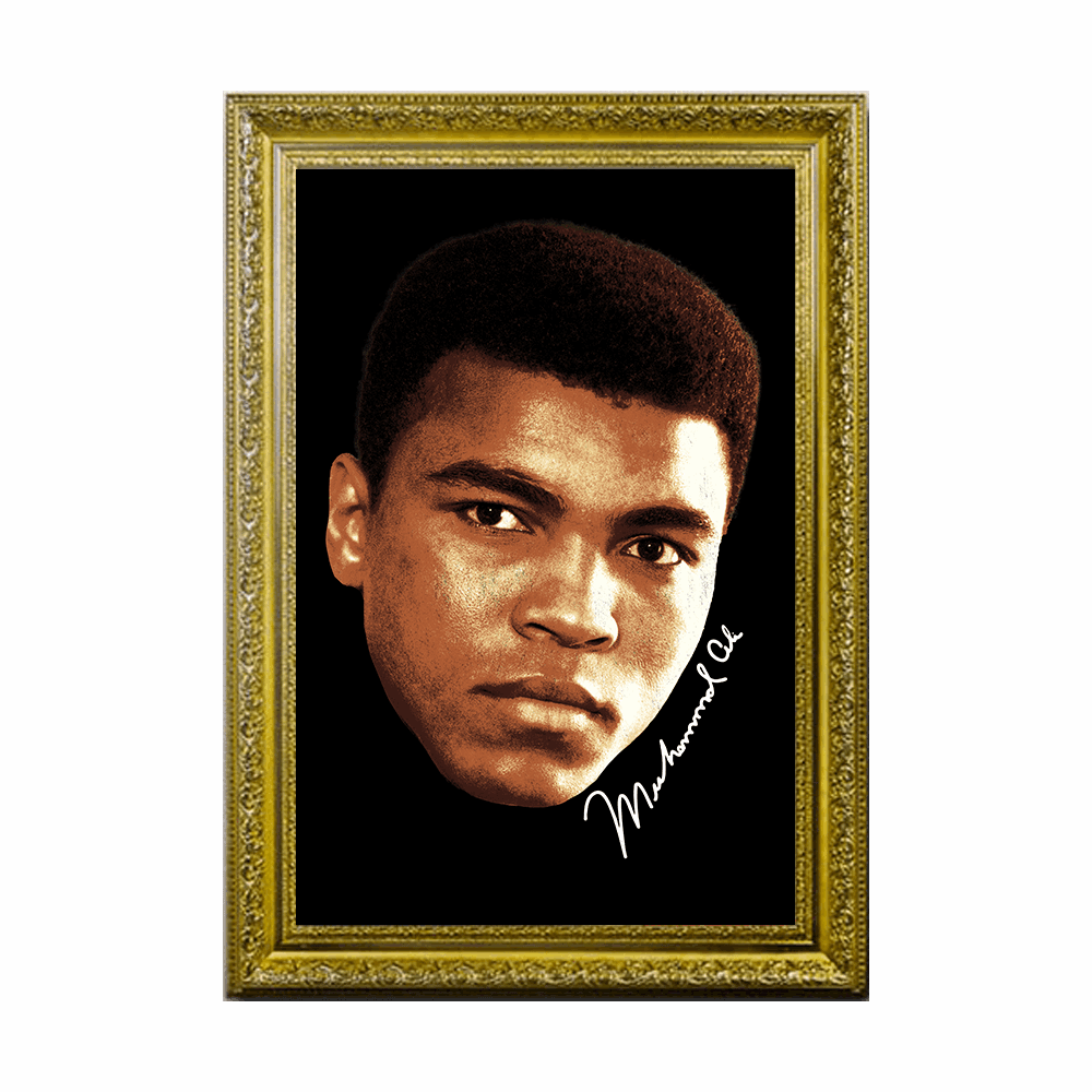 MUHAMMAD ALI Oil Portrait - BOXINGFINESSE