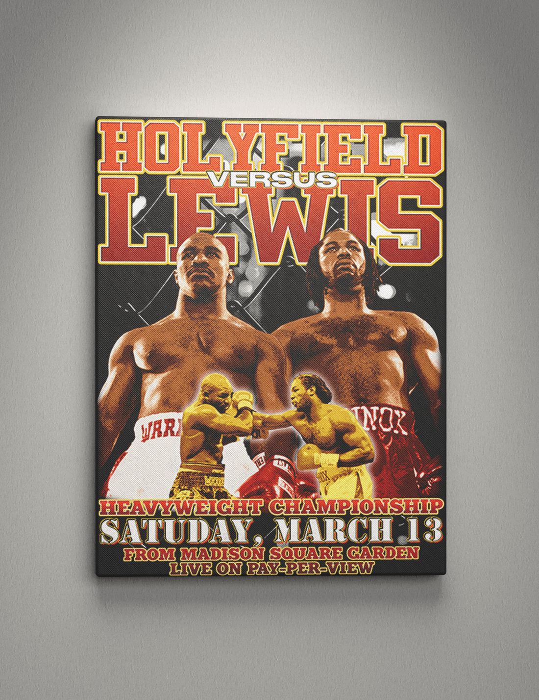 Holyfield vs Lewis Art - BOXINGFINESSE