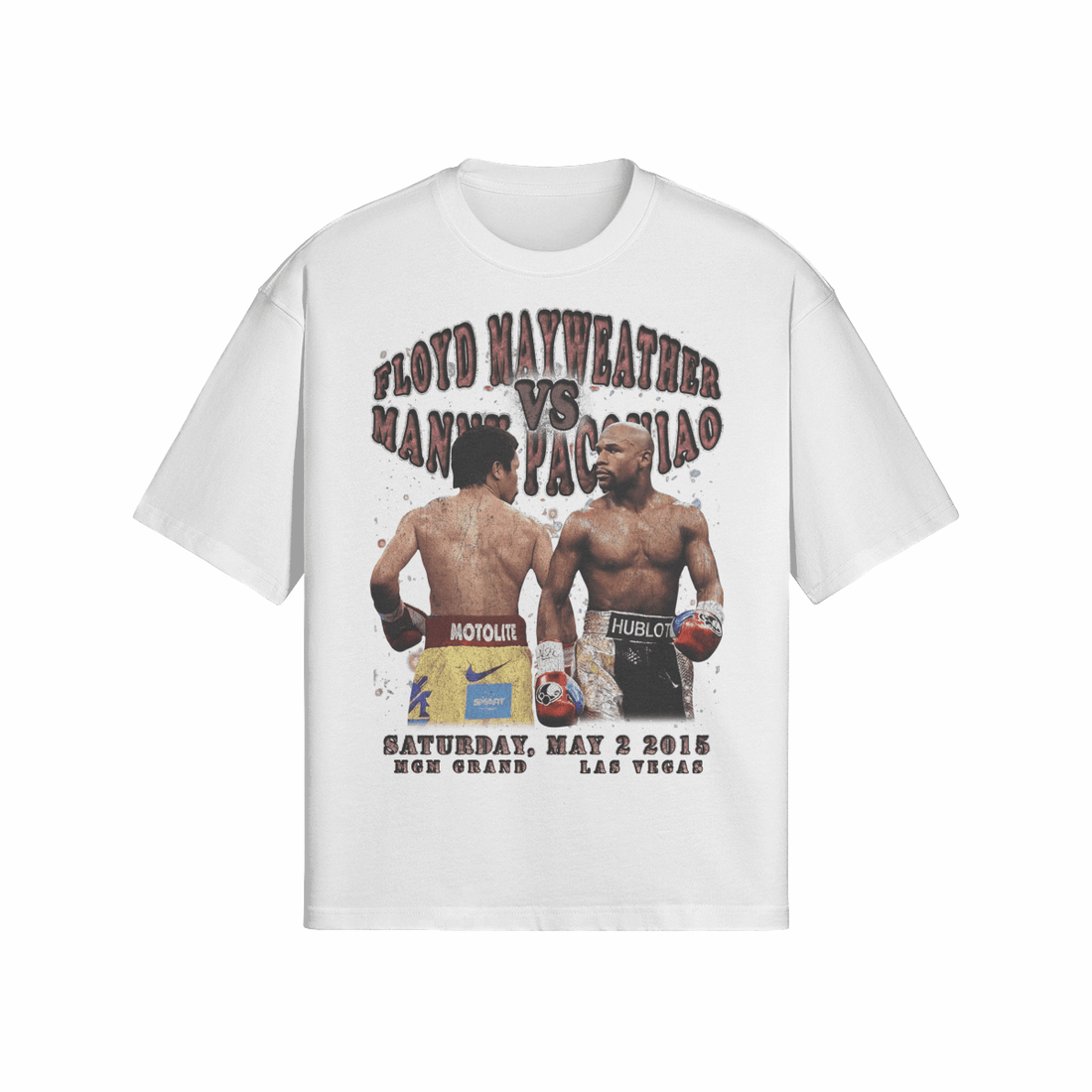 MAYWEATHER VS PACQUIAO TEE - BOXINGFINESSE