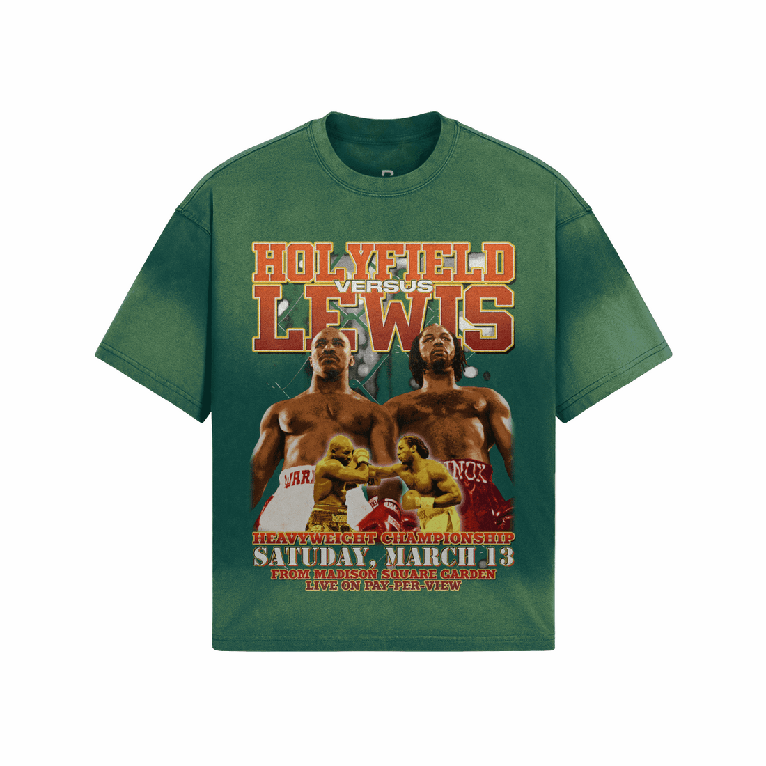HOLYFIELD vs LEWIS Vintage Fight Tee - BOXINGFINESSE