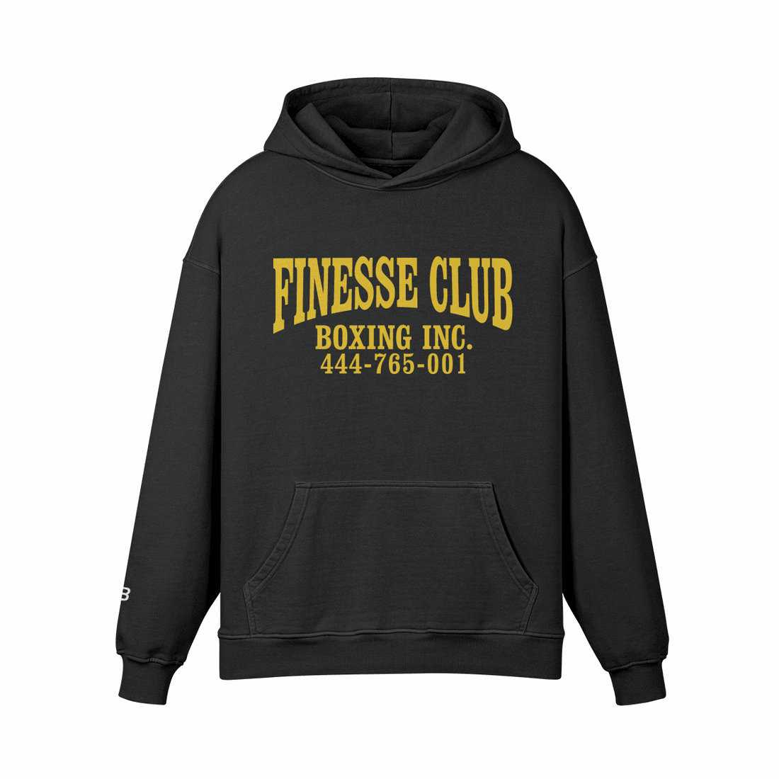 FINESSE CLUB 444 Oversized Retro Hoodie - BOXINGFINESSE
