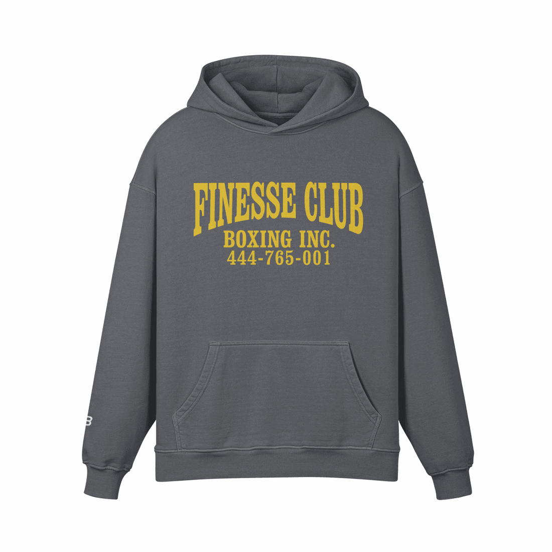 FINESSE CLUB 444 Oversized Retro Hoodie - BOXINGFINESSE