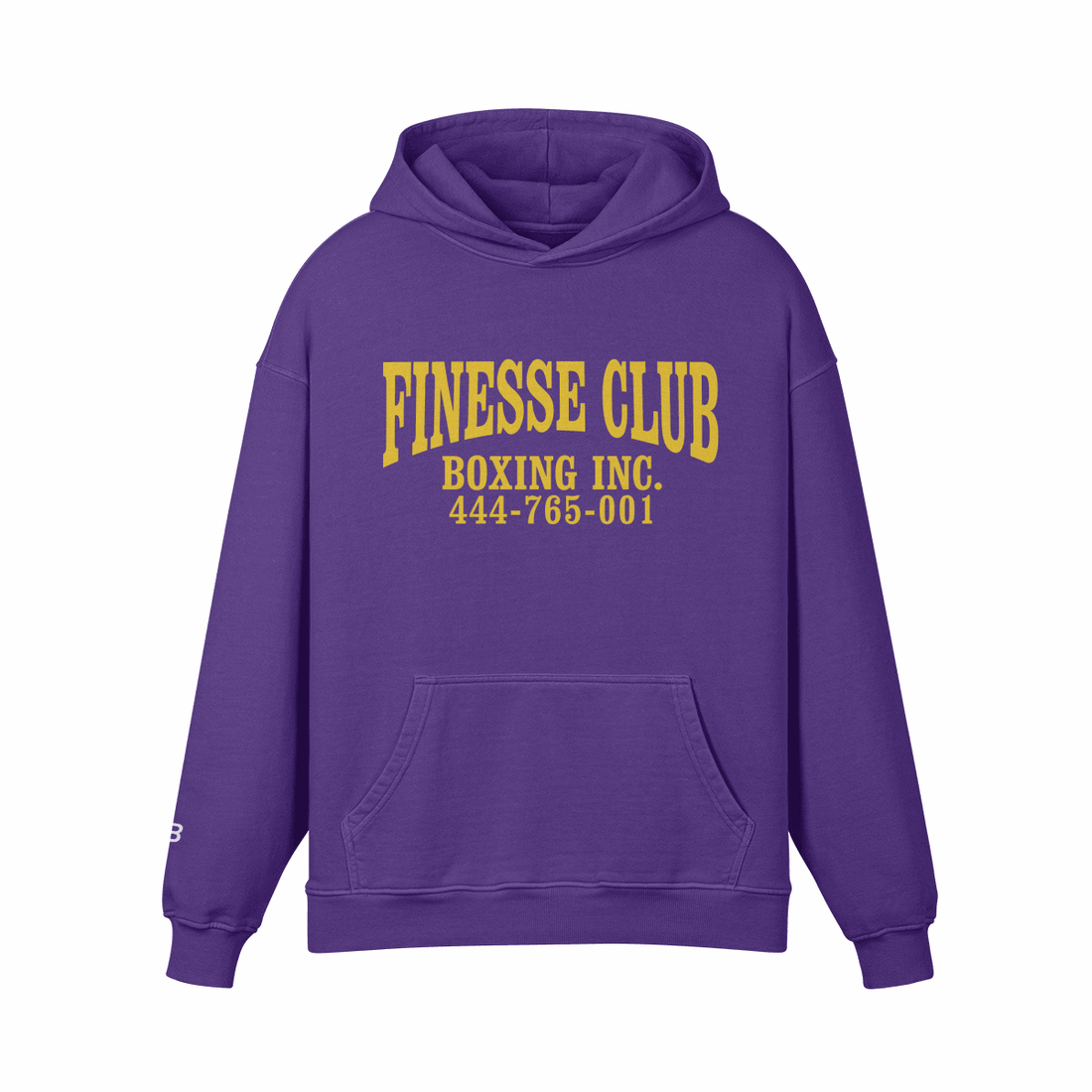 FINESSE CLUB 444 Oversized Retro Hoodie - BOXINGFINESSE