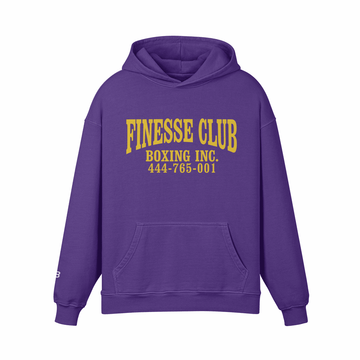 FINESSE CLUB 444 Oversized Retro Hoodie - BOXINGFINESSE