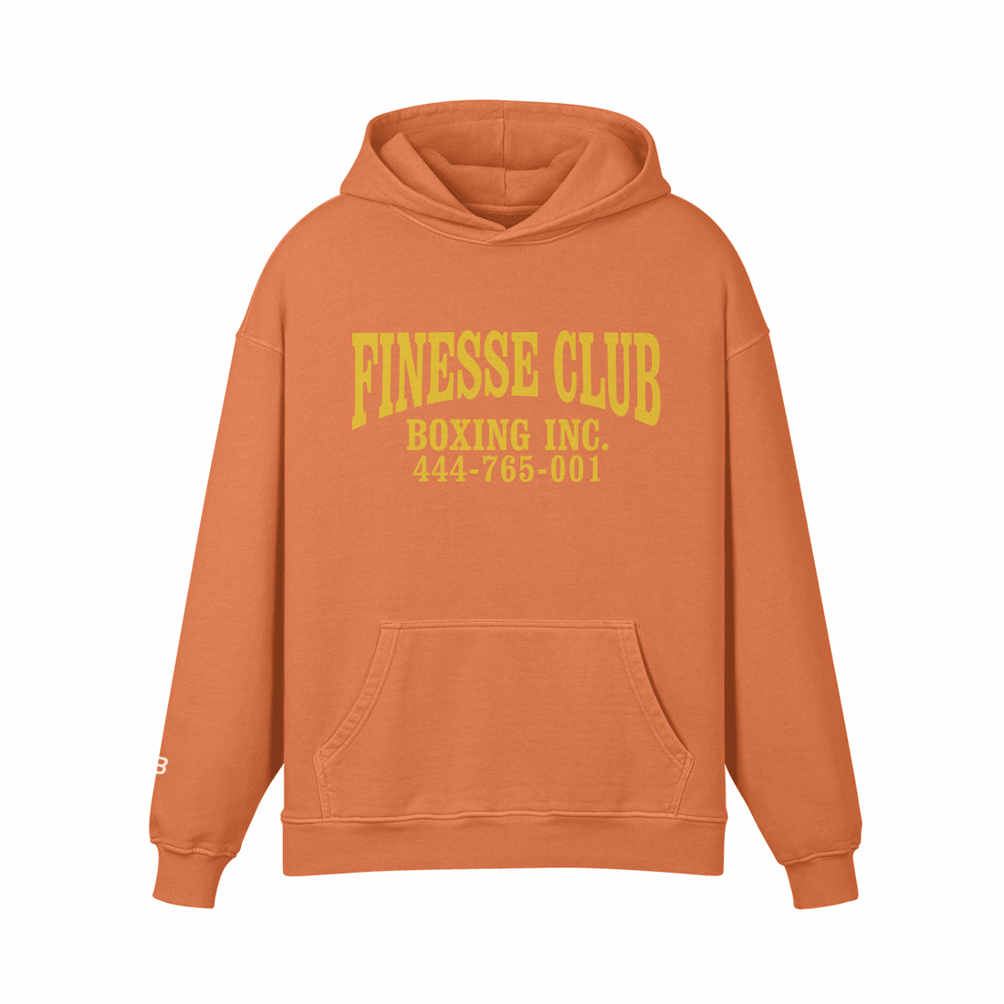 FINESSE CLUB 444 Oversized Retro Hoodie - BOXINGFINESSE