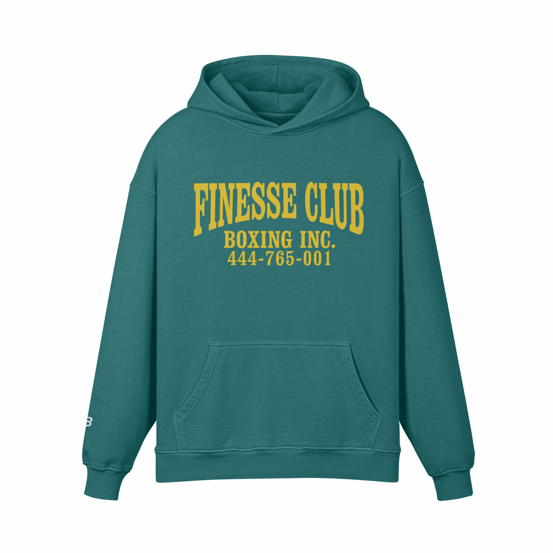 FINESSE CLUB 444 Oversized Retro Hoodie - BOXINGFINESSE