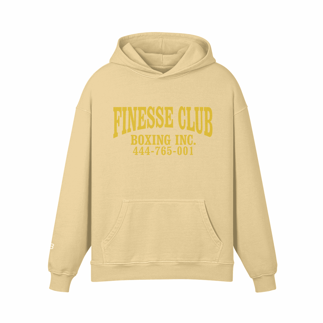 FINESSE CLUB 444 Oversized Retro Hoodie - BOXINGFINESSE