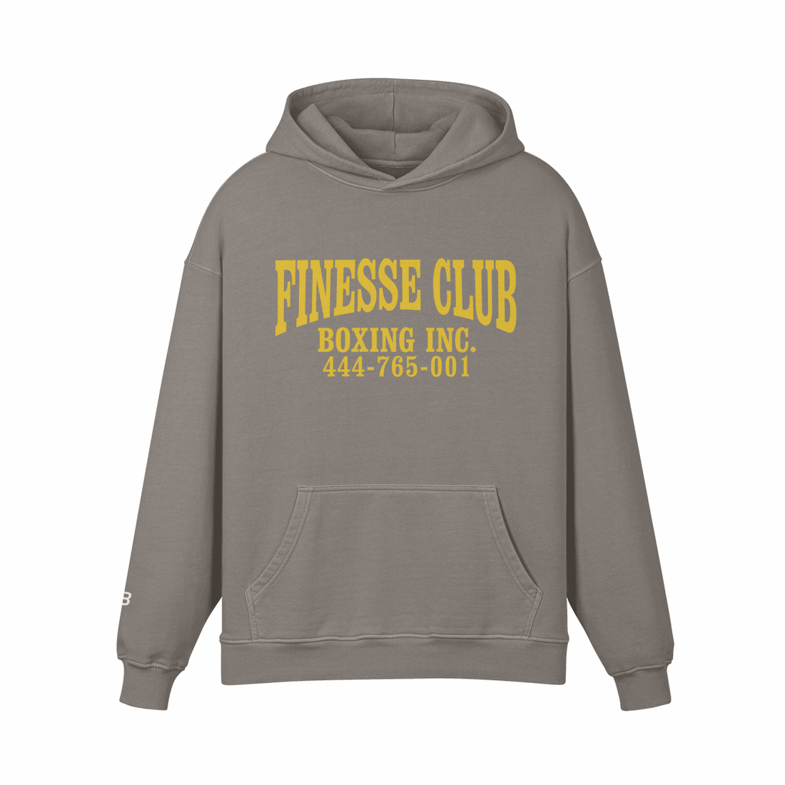 FINESSE CLUB 444 Oversized Retro Hoodie - BOXINGFINESSE