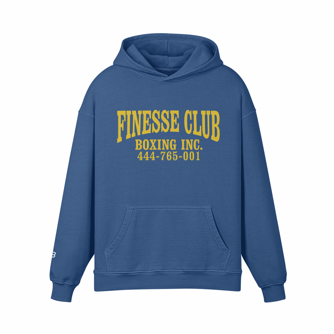 FINESSE CLUB 444 Oversized Retro Hoodie - BOXINGFINESSE