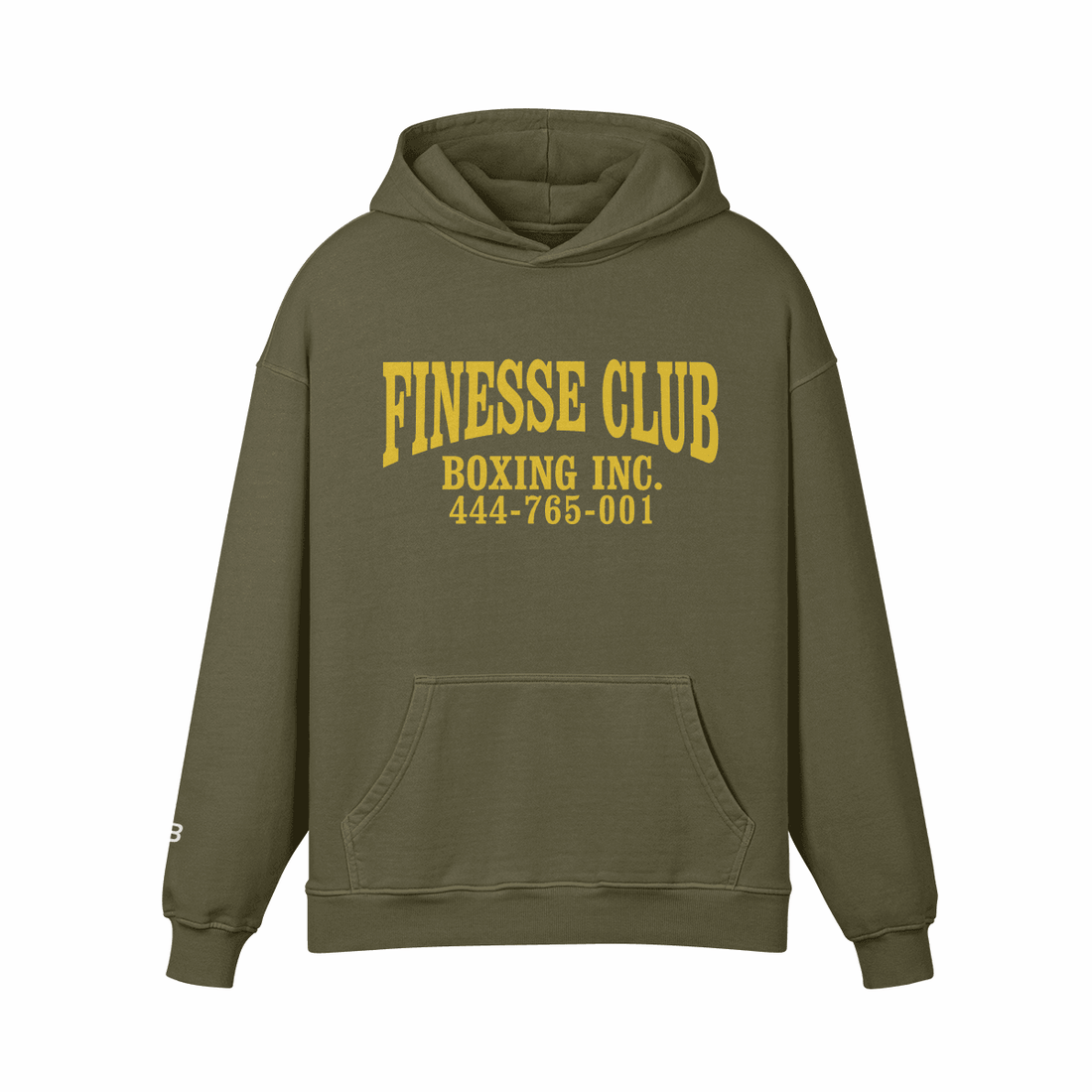 FINESSE CLUB 444 Oversized Retro Hoodie - BOXINGFINESSE