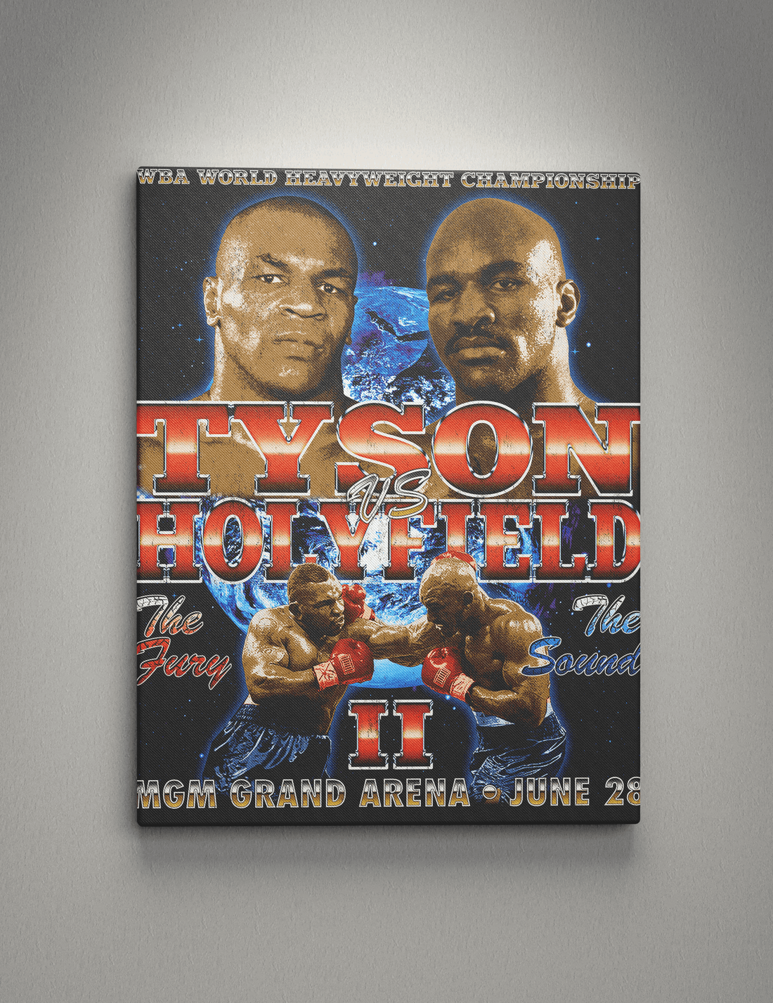 Tyson vs Holyfield Art - BOXINGFINESSE
