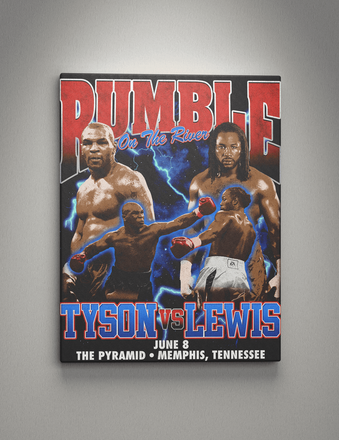 RUMBLE Tyson vs Lewis Art - BOXINGFINESSE