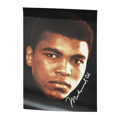 MUHAMMAD ALI Oil Portrait - BOXINGFINESSE